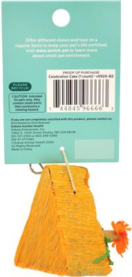 Show full view: Oxbow Enriched Life Celebration Cake Small Animal Toy slide 2 of 10