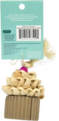 Show full view: Oxbow Enriched Life Celebration Cupcake Small Pet Toy slide 2 of 10