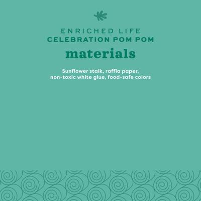 Show full view: Oxbow Enriched Life Celebration Pom Pom Small Animal Toy slide 7 of 10