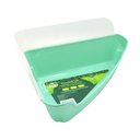 Oxbow Enriched Life Corner Small Animal Litter Pan with Removable Shield