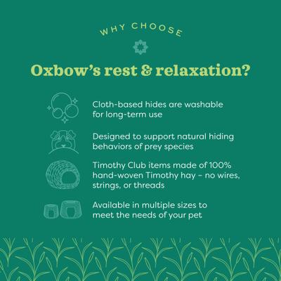 Show full view: Oxbow Enriched Life Fleece Small Animal Hammock slide 9 of 10