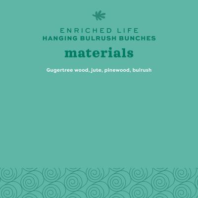 Show full view: Oxbow Enriched Life Hanging Bulrush Bunches Small Animal Toy slide 8 of 10