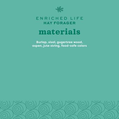 Show full view: Oxbow Enriched Life Hay Forager Small Pet Toy slide 7 of 10