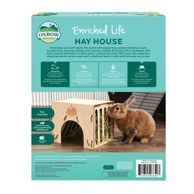 Show full view: Oxbow Enriched Life Hay Small Animal House slide 2 of 10