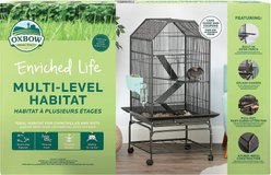Oxbow Enriched Life Multi-Level Small Animal Habitat + Enriched Life Chinchilla Accessory Pack slide 2 of 9