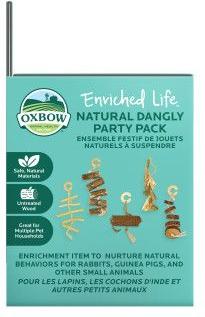 Show full view: Oxbow Enriched Life Natural Dangly Party Pack Small Pet Toy slide 3 of 10