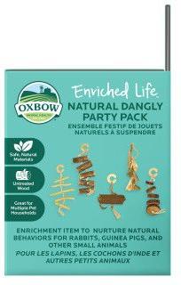Show full view: Oxbow Enriched Life Natural Dangly Party Pack Small Pet Toy slide 4 of 10