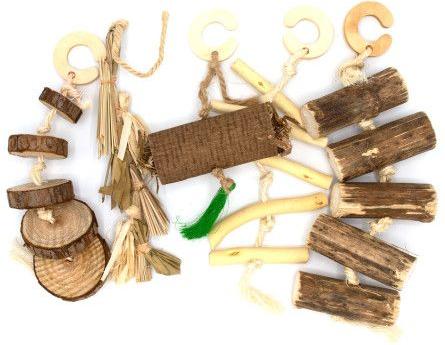 Show full view: Oxbow Enriched Life Natural Dangly Party Pack Small Pet Toy slide 6 of 10