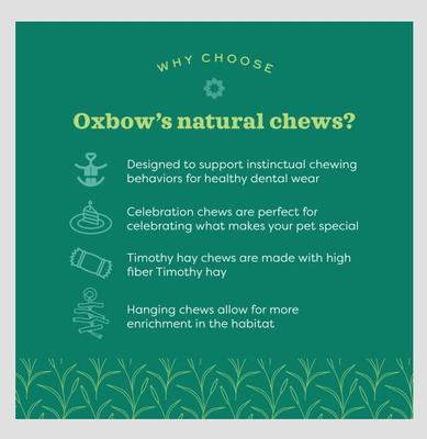 Show full view: Oxbow Enriched Life Natural Dangly Party Pack Small Pet Toy slide 8 of 10