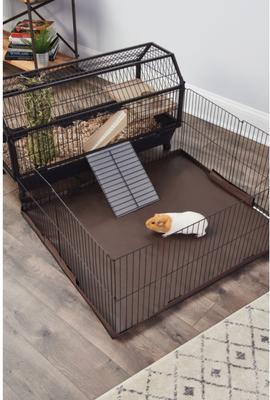 Show full view: Oxbow Enriched Life Play Yard Leakproof Small Pet Floor Cover, Large slide 5 of 10