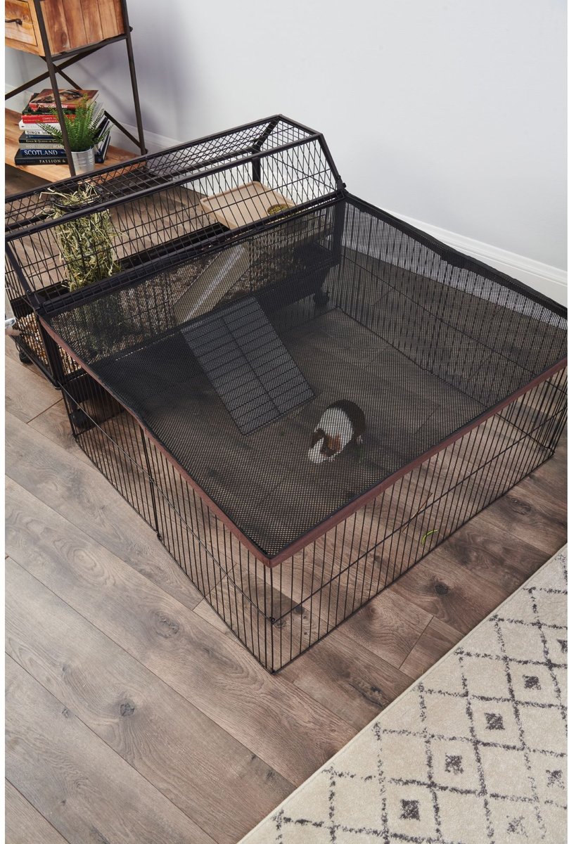Animal Cage Oxbow Cage With Play Yard Extra Large Habitat For