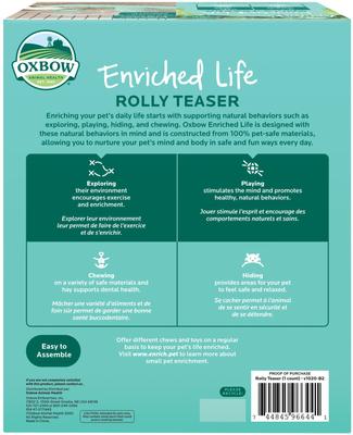 Show full view: Oxbow Enriched Life Rolly Teaser Small Animal Toy slide 2 of 10