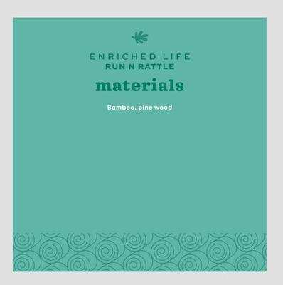 Show full view: Oxbow Enriched Life Run 'n Rattle Small Pet Toy slide 4 of 6