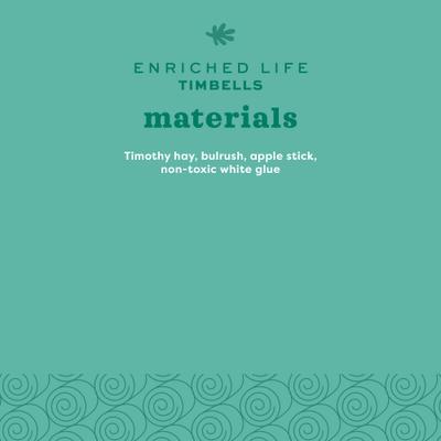 Show full view: Oxbow Enriched Life Timbells Small Animal Chew Toy, 2 count slide 6 of 10