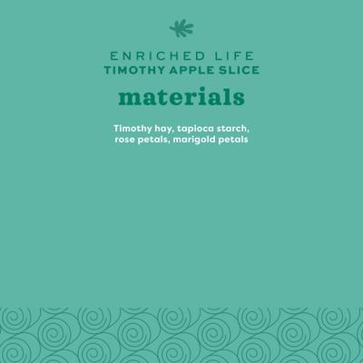 Show full view: Oxbow Enriched Life Timothy Apple Slice Small Animal Toy slide 7 of 9