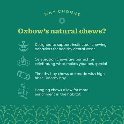 Show full view: Oxbow Enriched Life Timothy Carrot Lollipop Small Pet Chew Toy slide 8 of 9