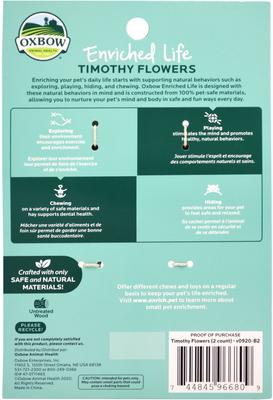 Show full view: Oxbow Enriched Life Timothy Flowers Small Animal Toy slide 2 of 10