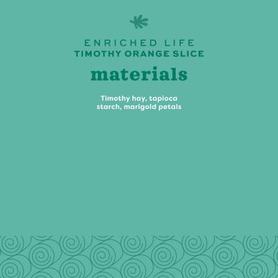 Show full view: Oxbow Enriched Life Timothy Orange Slice Small Animal Toy slide 7 of 10