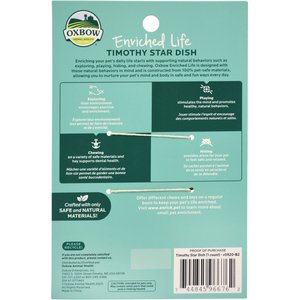 Oxbow Enriched Life Timothy Star Dish Small Animal Toy