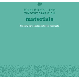 Oxbow Enriched Life Timothy Star Dish Small Animal Toy