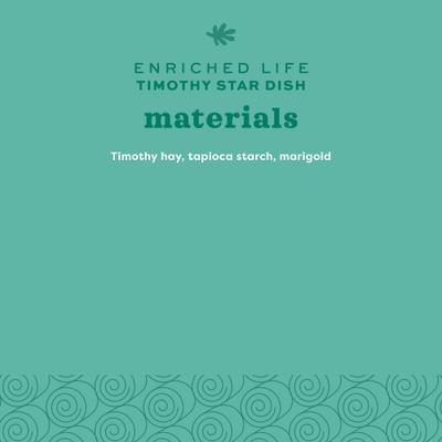 Show full view: Oxbow Enriched Life Timothy Star Dish Small Animal Toy slide 7 of 10