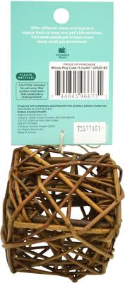Show full view: Oxbow Enriched Life Willow Play Cube Small Animal Toy slide 2 of 10
