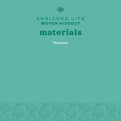 Show full view: Oxbow Enriched Life Woven Small Pet Hideout, Medium slide 7 of 10