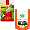 Oxbow Essentials Adult Guinea Pig Food All Natural Adult Guinea Pig Pellets + Natural Science Vitamin C Small Animal Supplement