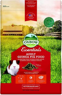 Show full view: Oxbow Essentials Adult Guinea Pig Food All Natural Adult Guinea Pig Pellets + Natural Science Vitamin C Small Animal Supplement slide 2 of 10