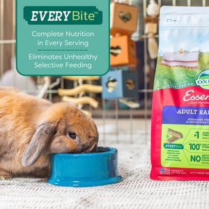 Oxbow Essentials Adult Rabbit Food All Natural Adult Rabbit Pellets, 25-lb bag