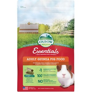 Oxbow Essentials Cavy Cuisine Adult Guinea Pig Food, 5-lb bag