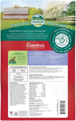 Show full view: Oxbow Essentials Cavy Performance Young Guinea Pig Food, 5-lb bag slide 2 of 10
