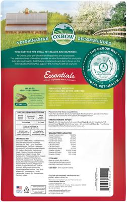 Show full view: Oxbow Essentials Chinchilla Deluxe Chinchilla Food, 3-lb bag slide 2 of 10