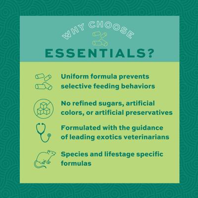 Show full view: Oxbow Essentials Regal Rat Adult Rat Food, 20-lb bag slide 9 of 10