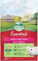 Oxbow Essentials Regal Rat Adult Rat Food, 3-lb bag, bundle of 2