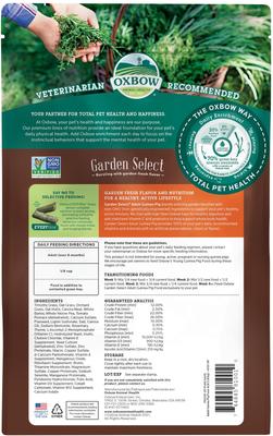 Show full view: Oxbow Garden Select Adult Guinea Pig Food, 4-lb bag slide 2 of 10