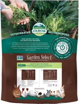 Show full view: Oxbow Garden Select Adult Rabbit Food, 25-lb bag slide 2 of 10