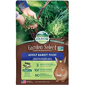 Oxbow Garden Select Adult Rabbit Food, 4-lb bag