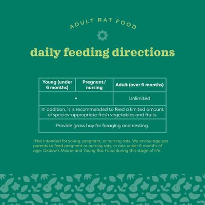 Show full view: Oxbow Garden Select Adult Rat Food, 2.5-lb bag slide 6 of 10