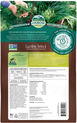 Show full view: Oxbow Garden Select Chinchilla Food, 3-lb bag slide 2 of 10