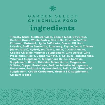 Show full view: Oxbow Garden Select Chinchilla Food, 3-lb bag slide 4 of 10