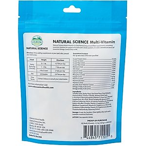 Oxbow Natural Science Multi-Vitamin Small Animal Supplement, 60 count