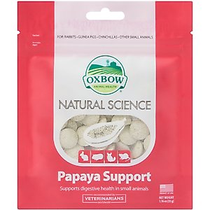 Oxbow Natural Science Papaya Support Digestive Health Small Animal Supplement, 1.16-oz bag