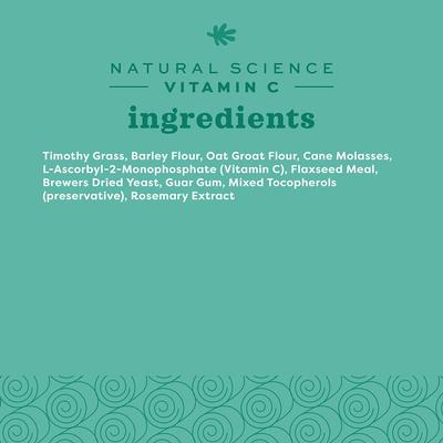 Show full view: Oxbow Natural Science Vitamin C Support Small-Pet Supplement, 8.4-oz bag slide 6 of 9