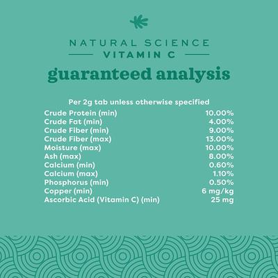 Show full view: Oxbow Natural Science Vitamin C Support Small-Pet Supplement, 8.4-oz bag slide 7 of 9