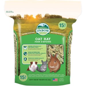 Oxbow Oat Hay Small Animal Food, 15-oz bag