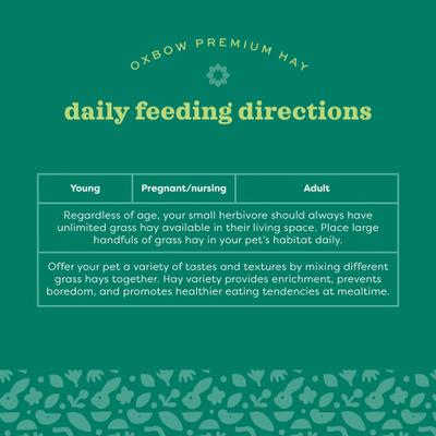Show full view: Oxbow Orchard Grass Hay Small Animal Food, 25-lb bag slide 5 of 12
