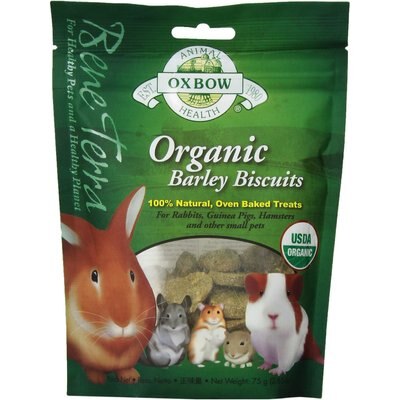 Oxbow Oxbow Bene Terra Organic Barley Biscuits Small Animal Treats, 2.65-oz