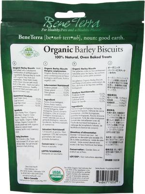 Show full view: Oxbow Organic Barley Biscuits Small Animal Treats, 2.65-oz bag slide 2 of 5