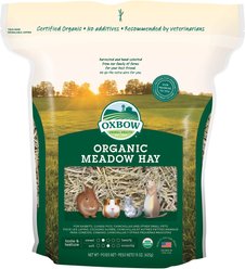 Oxbow Organic Meadow Hay Small Animal Food, 15-oz bag